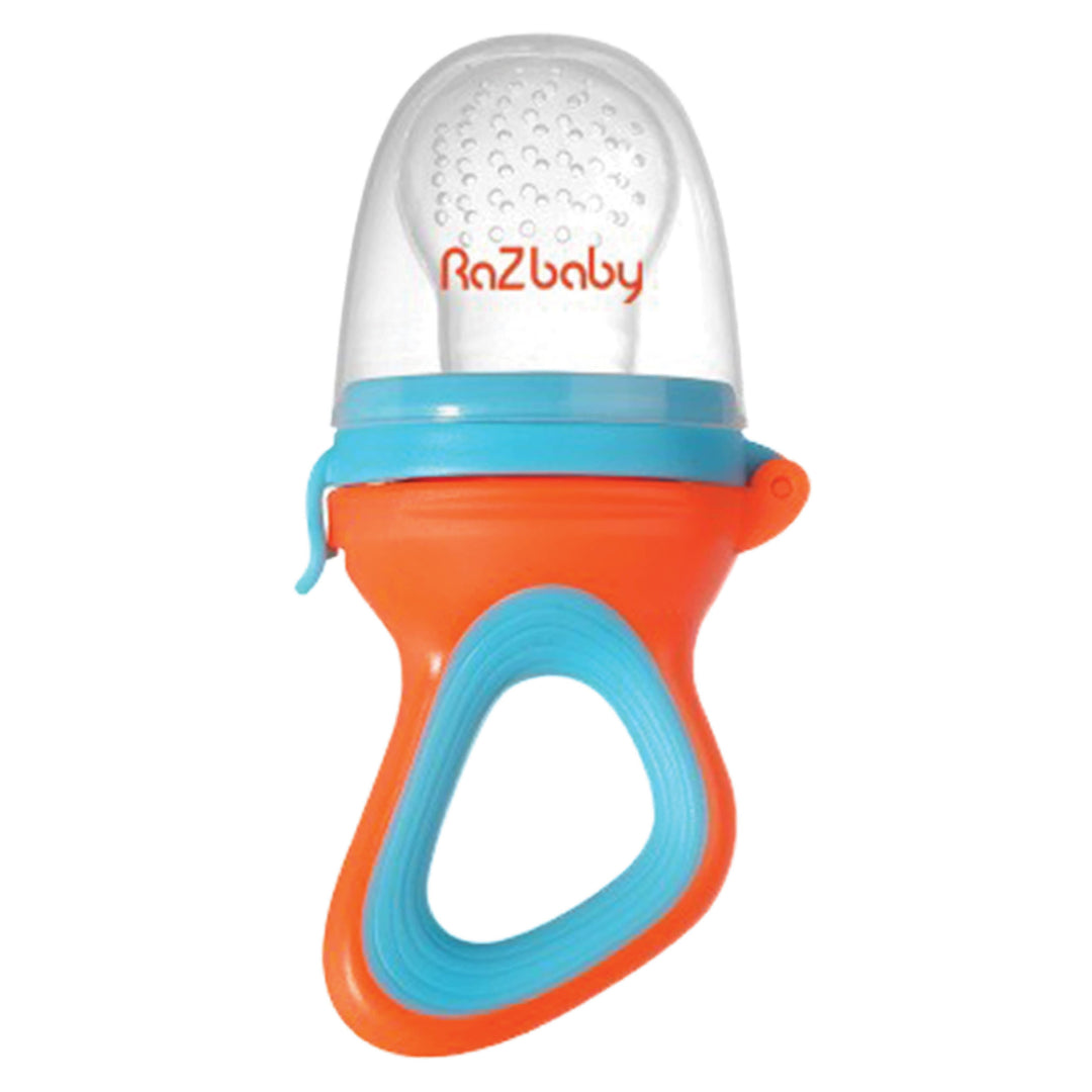 RaZ Fruit Feeder & Teether - Orange & Blue - Premium Baby Soothers from RaZbaby - Just $6.99! Shop now at Pat's Monograms