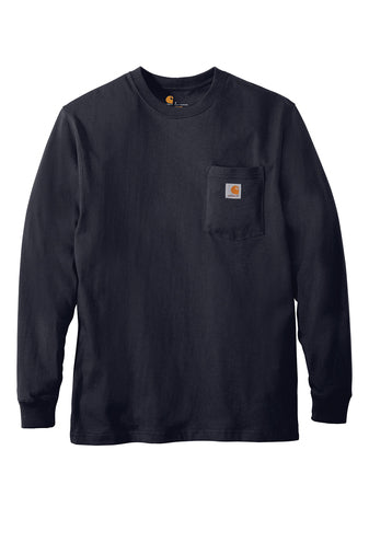 Carhartt® Workwear Pocket Long Sleeve T-Shirt - CTK126 - Premium Workwear from Carhartt - Just $32! Shop now at Pat's Monograms