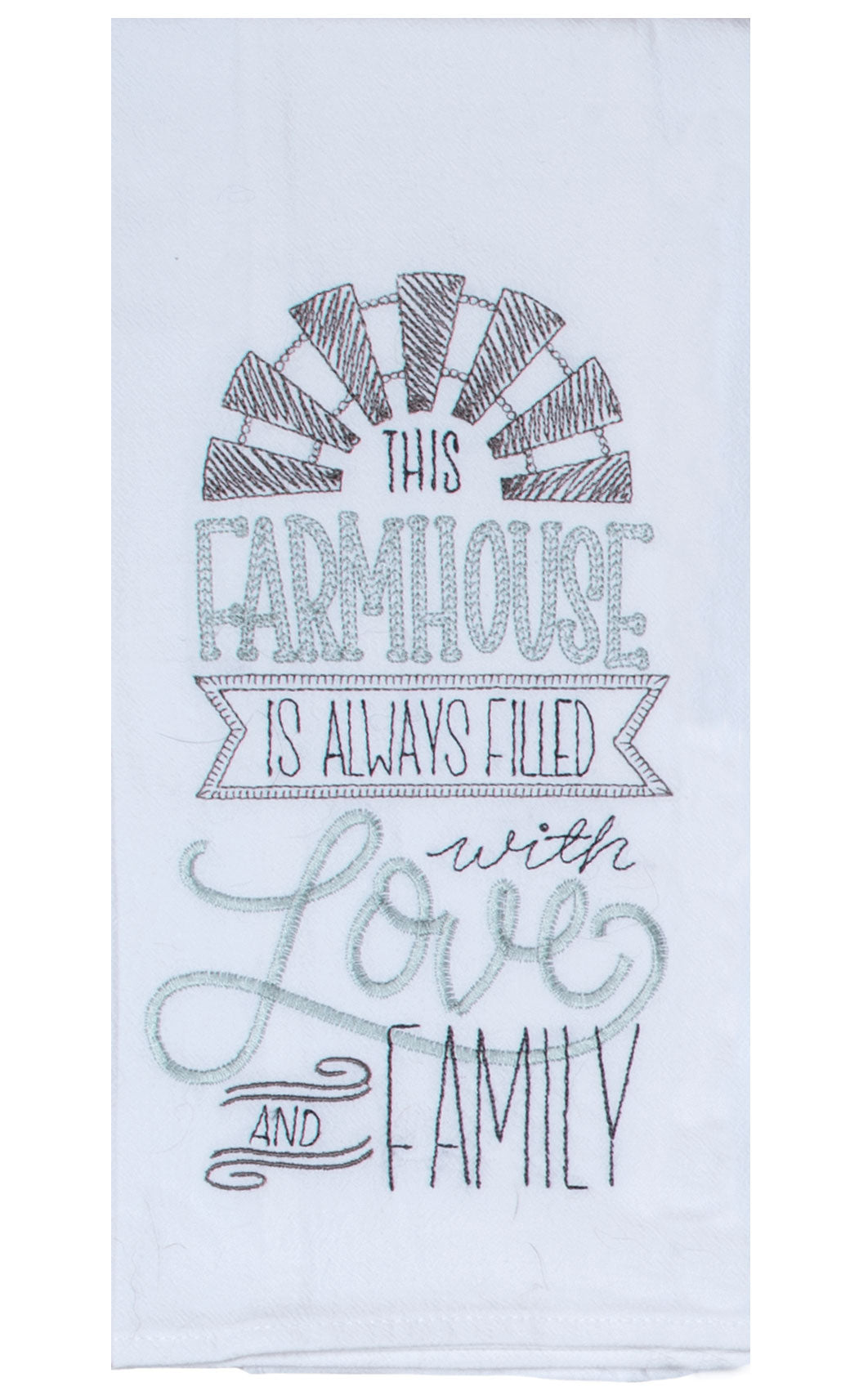 Modern Farmhouse Flour Sack Towel - Premium Dish Towel from Kay Dee Designs - Just $8.95! Shop now at Pat's Monograms