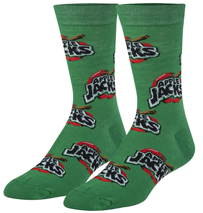 Apple Jacks Crew Socks - Premium Socks from Crazy Socks - Just $7.00! Shop now at Pat's Monograms