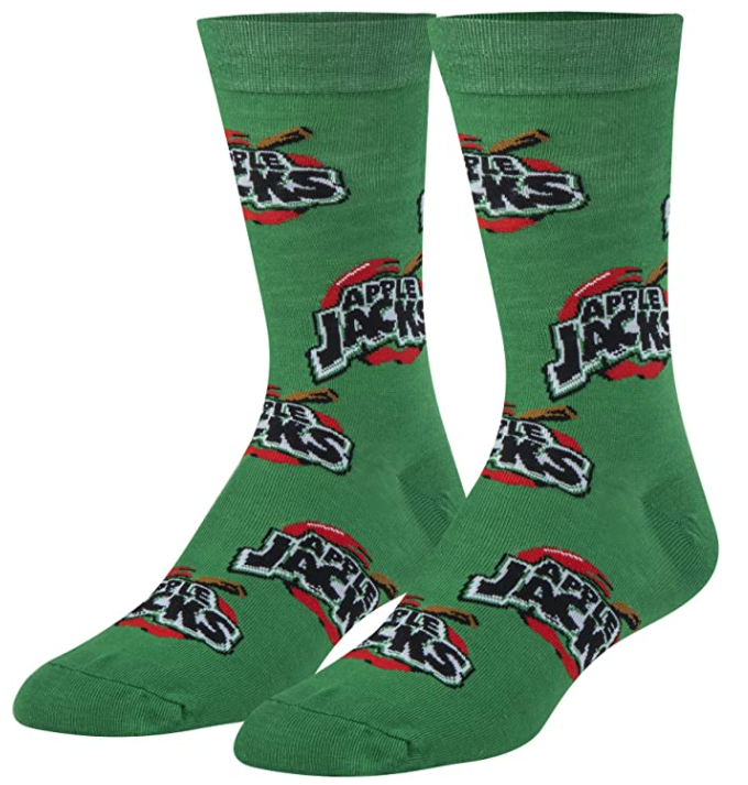 Apple Jacks Crew Socks - Premium Socks from Crazy Socks - Just $8! Shop now at Pat's Monograms