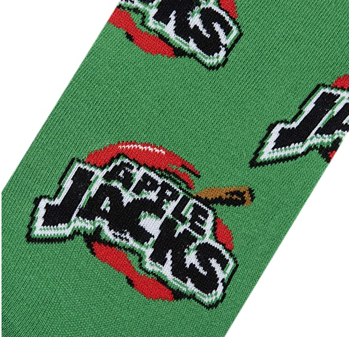 Apple Jacks Crew Socks - Premium Socks from Crazy Socks - Just $7.00! Shop now at Pat's Monograms