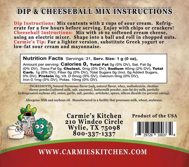 Artichoke Parmesan Dip - Premium Dips & Spreads from Carmie's Kitchen - Just $4.5! Shop now at Pat's Monograms