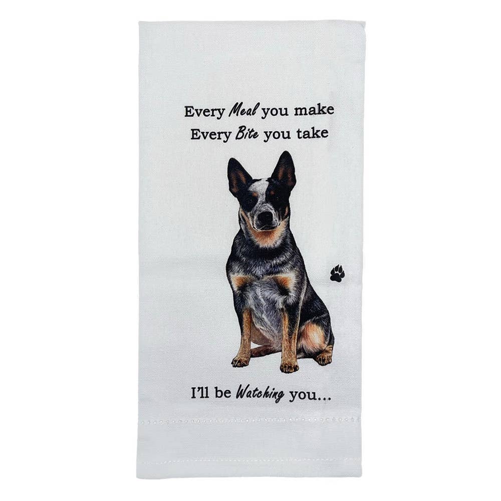 Australian Cattle Dog Kitchen Towel - Premium Kitchen Towels from E&S Pets - Just $10.95! Shop now at Pat's Monograms