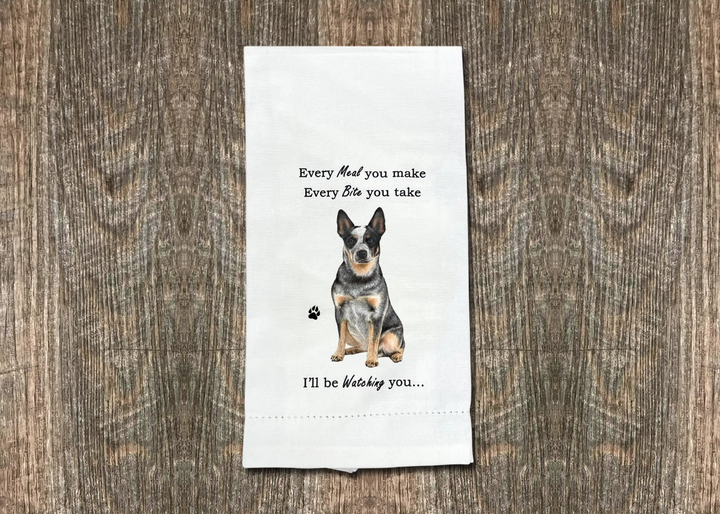 Australian Cattle Dog Kitchen Towel - Premium Kitchen Towels from E&S Pets - Just $9.95! Shop now at Pat's Monograms