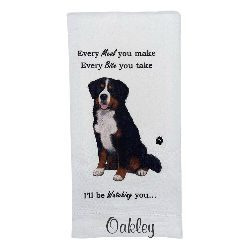 Bernese Mountain Dog Kitchen Towel - Premium Kitchen Towels from E&S Pets - Just $10.95! Shop now at Pat's Monograms