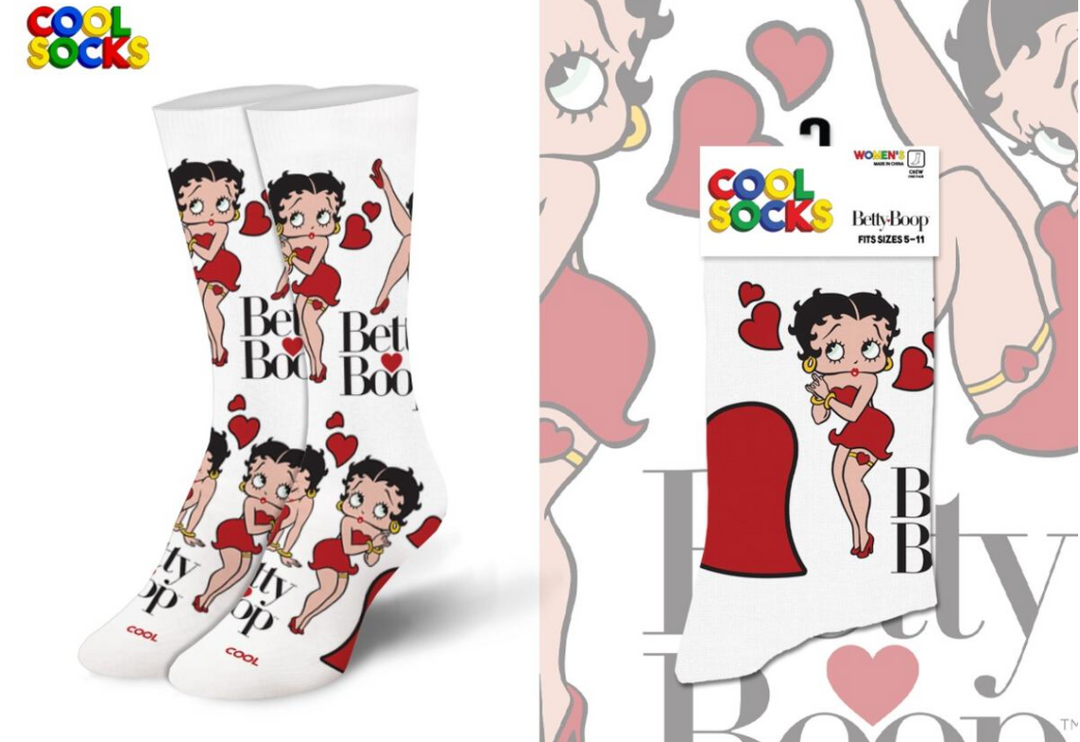 Betty Boop Socks - Premium Socks from Cool Socks - Just $11.95! Shop now at Pat's Monograms