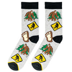 Bigfoot Crew Socks - Premium Socks from Crazy Socks - Just $8! Shop now at Pat's Monograms