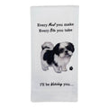 Shih tzu Black and White Kitchen Towel - Premium Kitchen Towels from E&S Pets - Just $10.95! Shop now at Pat's Monograms