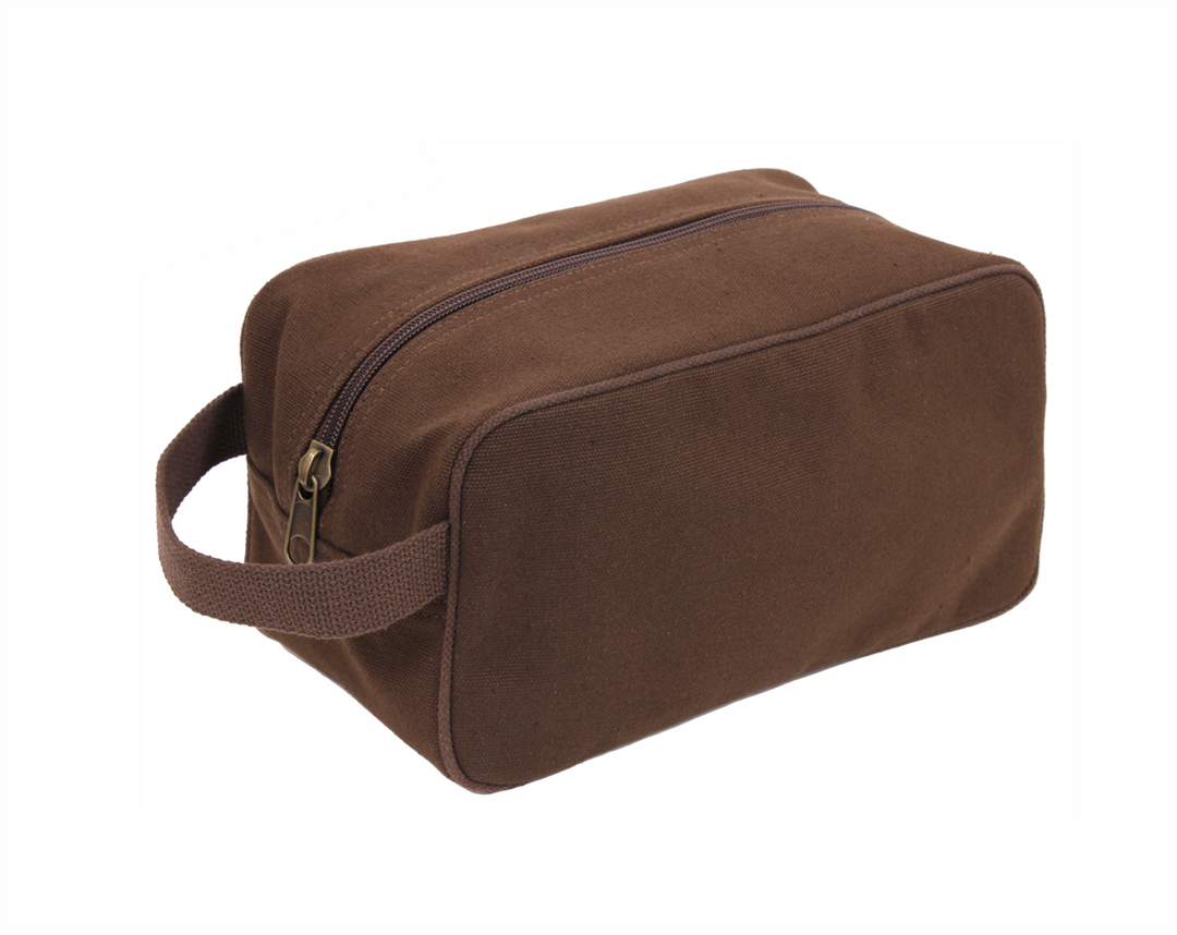 Men's Canvas Toiletry Bag - Premium Bags and Totes from Rothco - Just $12! Shop now at Pat's Monograms