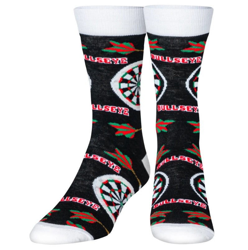 Bullseye Darts Crew Socks - Premium Socks from Crazy Socks - Just $8! Shop now at Pat's Monograms