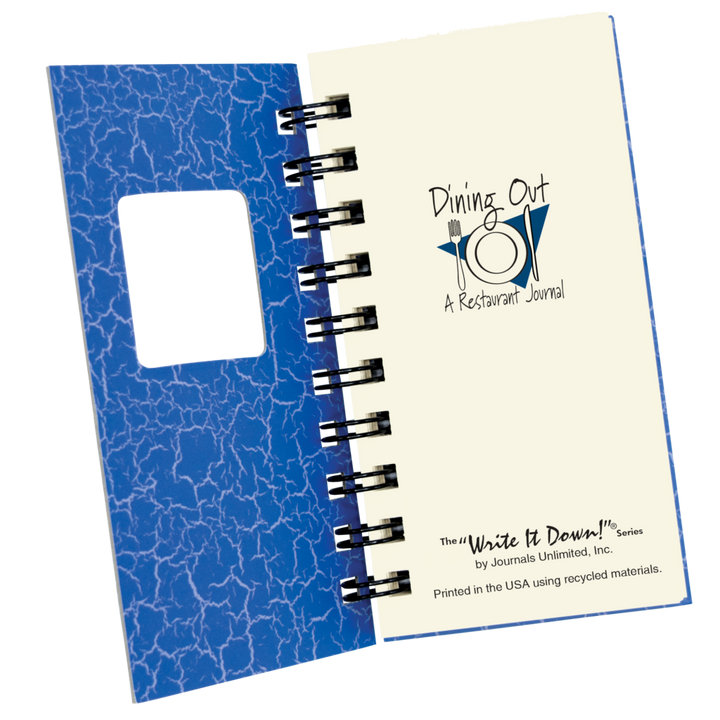 Mini- Dining Out Journal - Premium Gifts from Journals Unlimited - Just $7.00! Shop now at Pat's Monograms