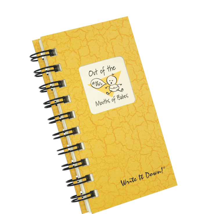 Mini- Out of the Mouths of Babes- Yellow/Sunset - Premium Gifts from Journals Unlimited - Just $7.00! Shop now at Pat's Monograms