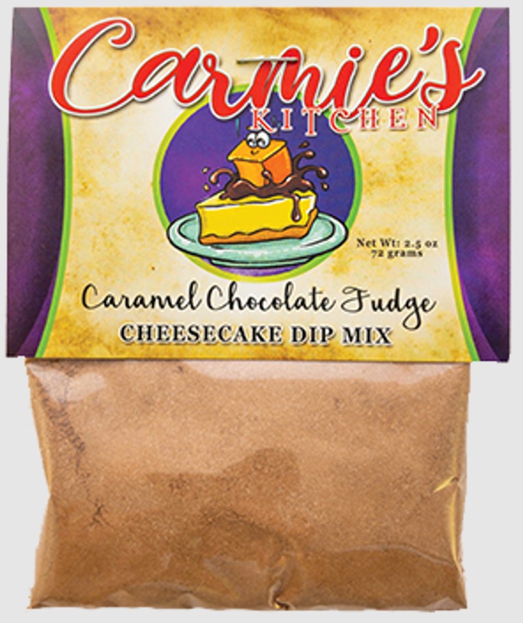 Caramel Chocolate Fudge Cheesecake Dip - Premium Dips & Spreads from Carmie's Kitchen - Just $5! Shop now at Pat's Monograms