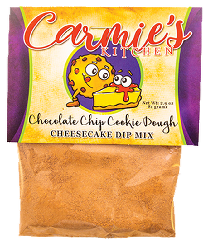 Chocolate Chip Cookie Dough Cheesecake Dip - Premium Dips & Spreads from Carmie's Kitchen - Just $4.5! Shop now at Pat's Monograms