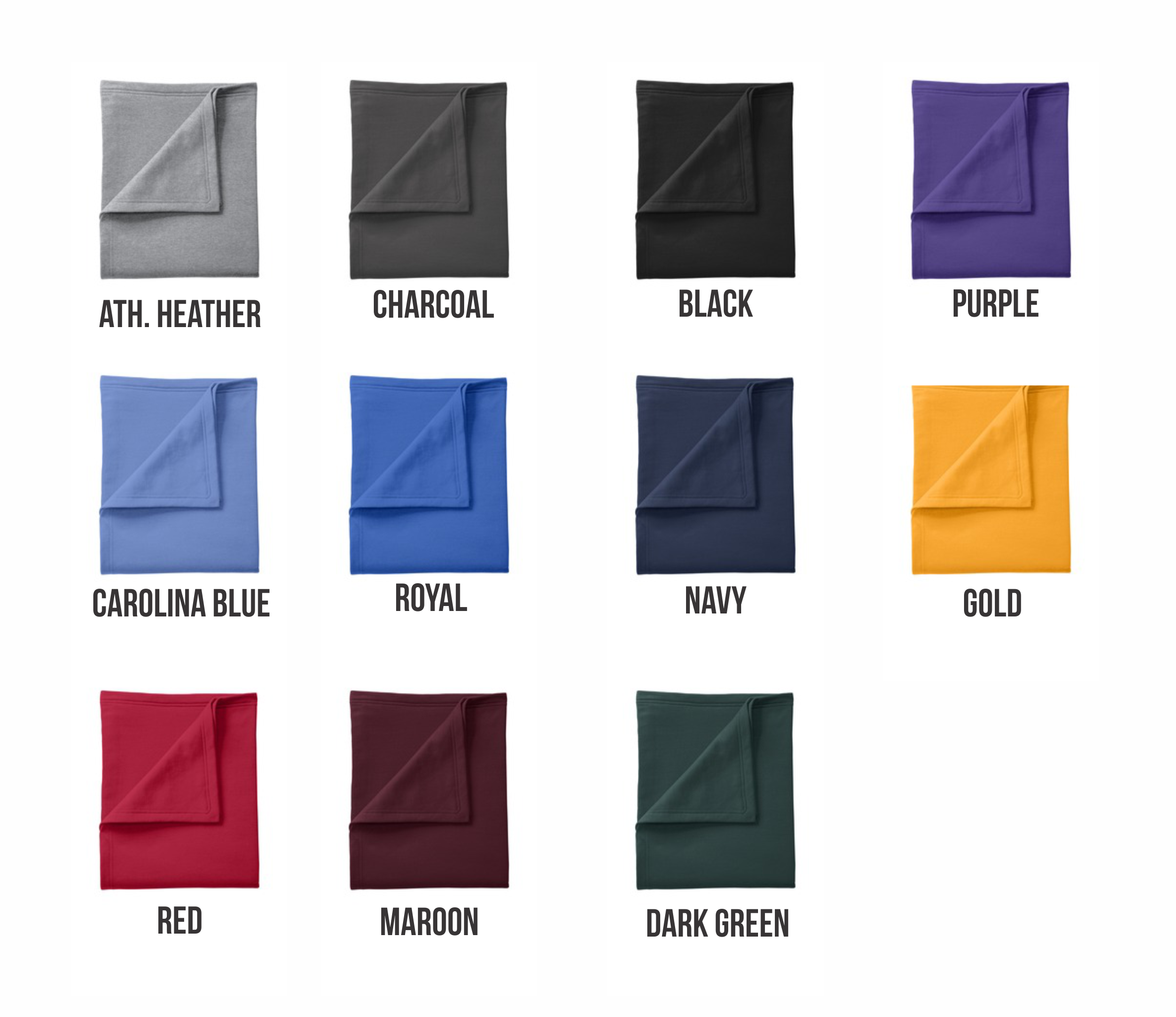 Collegiate Blankets - Game Day Throw - Premium Blankets from Pat's Monograms - Just $45! Shop now at Pat's Monograms