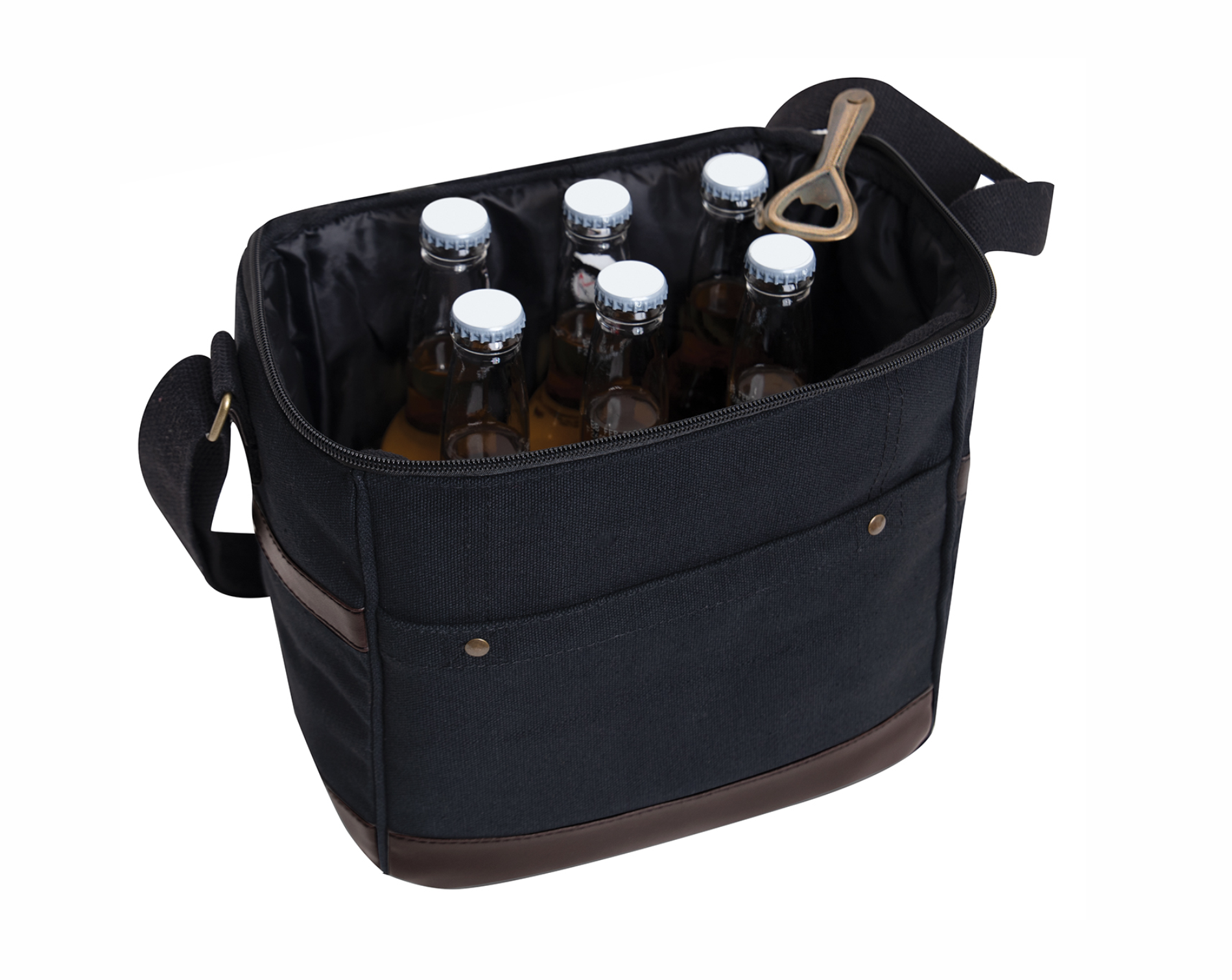 Canvas Insulated Beer Cooler Tote - Premium Bags and Totes from Rothco - Just $28.95! Shop now at Pat's Monograms