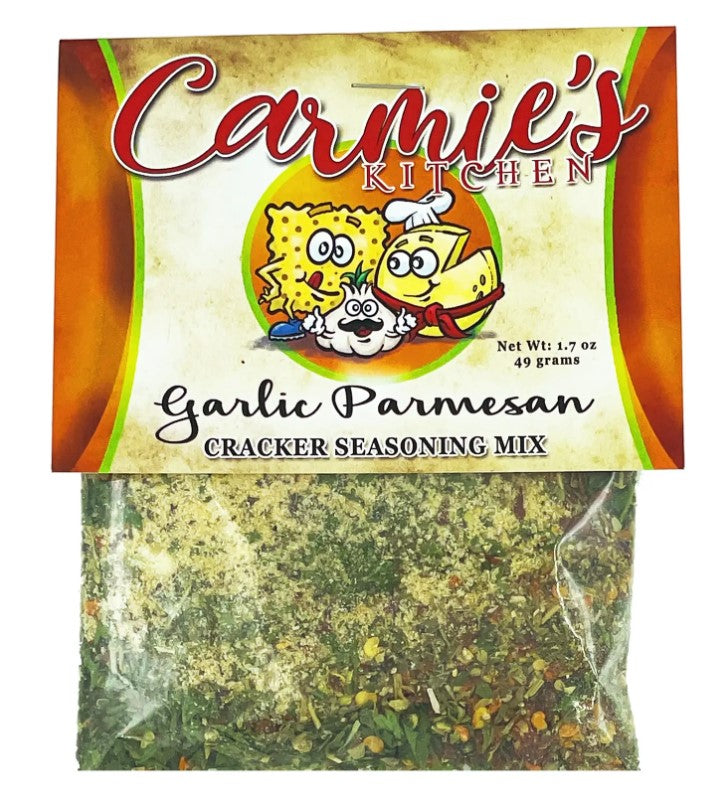 Garlic Parmesan Cracker Seasoning Mix - Premium Dips & Spreads from Carmie's Kitchen - Just $6.50! Shop now at Pat's Monograms