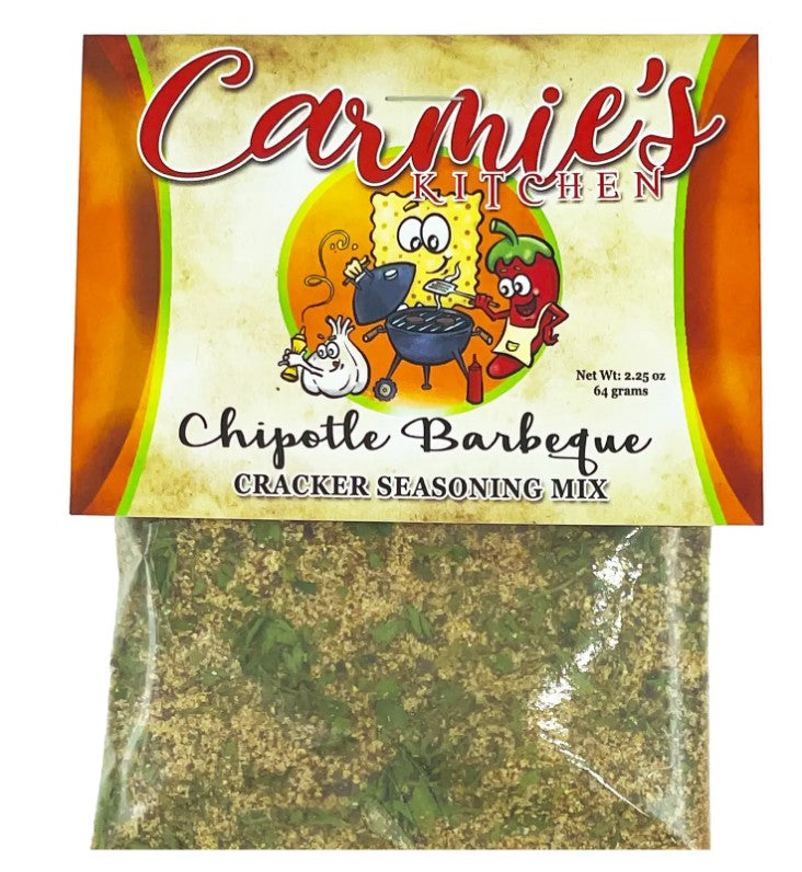 Chipotle BBQ Cracker Seasoning Mix - Premium Dips & Spreads from Carmie's Kitchen - Just $6.50! Shop now at Pat's Monograms