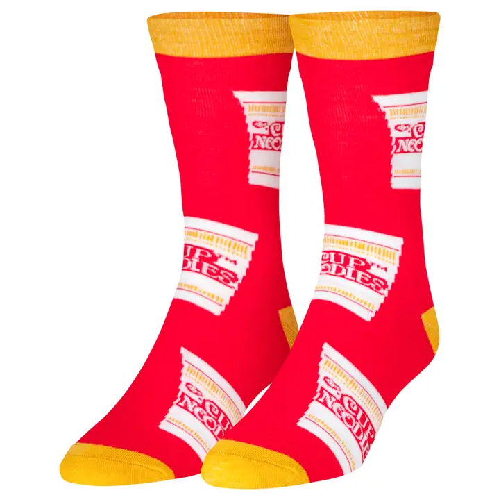 Cup Noodles Crew Socks - Premium Socks from Crazy Socks - Just $8! Shop now at Pat's Monograms