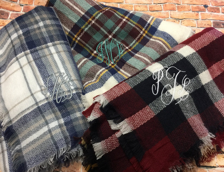 Blanket Scarves - Premium Accessories from Pat's Monograms - Just $12.00! Shop now at Pat's Monograms