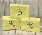 Waffle Weave Cosmetic Bag - Premium Cosmetic Bag from Pendergrass - Just $12.00! Shop now at Pat's Monograms