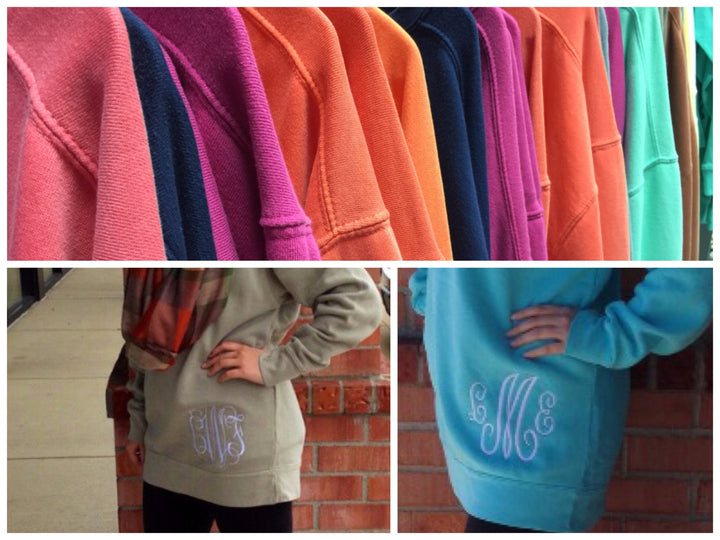 CC Crewneck Sweatshirt - Premium Shirts and Tanks from Comfort Colors - Just $30.00! Shop now at Pat's Monograms