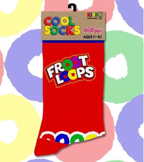 Fruit Loops - Kids Ages 7-10 - Premium Socks from Cool Socks - Just $6.00! Shop now at Pat's Monograms