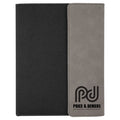 Laser Engraved Logo Portfolio - Faux Leather/Canvas - Premium Executive Items from Pat's Monograms - Just $29.95! Shop now at Pat's Monograms