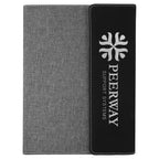 Laser Engraved Logo Portfolio - Faux Leather/Canvas - Premium Executive Items from Pat's Monograms - Just $29.95! Shop now at Pat's Monograms