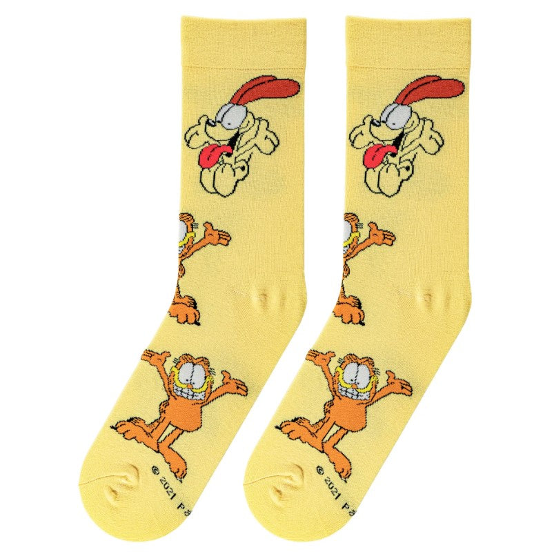 Garfield Crew Socks - Premium Socks from Crazy Socks - Just $8! Shop now at Pat's Monograms