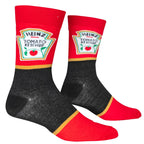 Heinz Ketchup Crew Socks - Premium Socks from Crazy Socks - Just $8! Shop now at Pat's Monograms