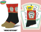 Heinz Ketchup Crew Socks - Premium Socks from Crazy Socks - Just $8! Shop now at Pat's Monograms