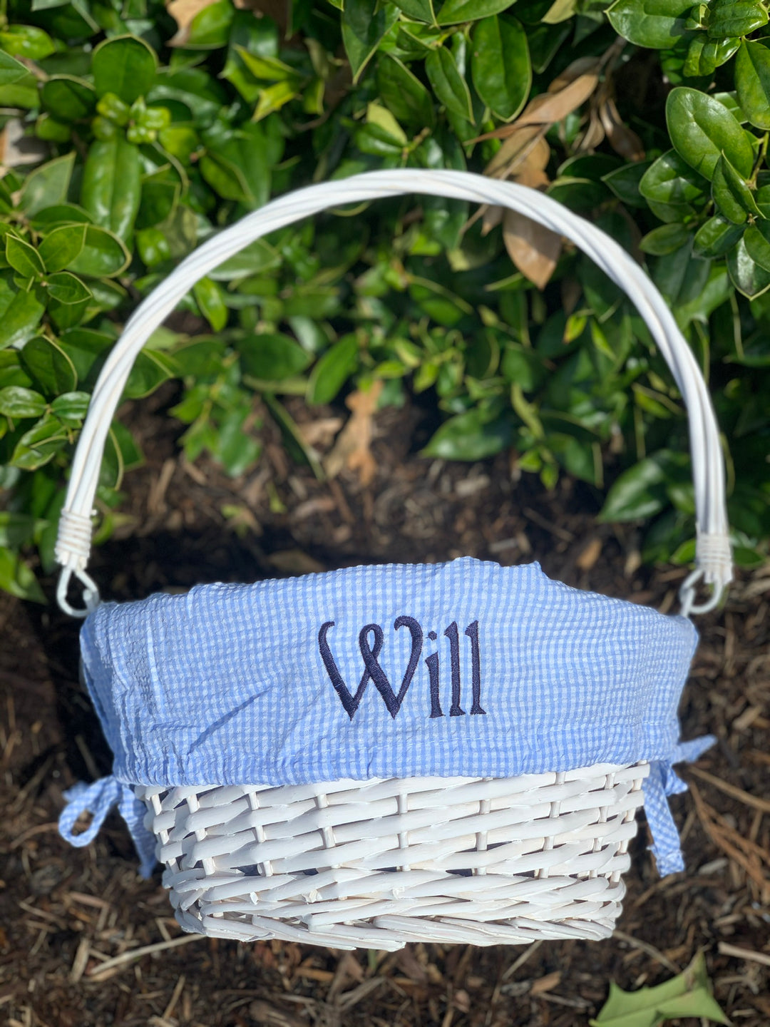 Easter Basket Liner Only with Monogram - Premium  from Burton and Burton - Just $19.95! Shop now at Pat's Monograms