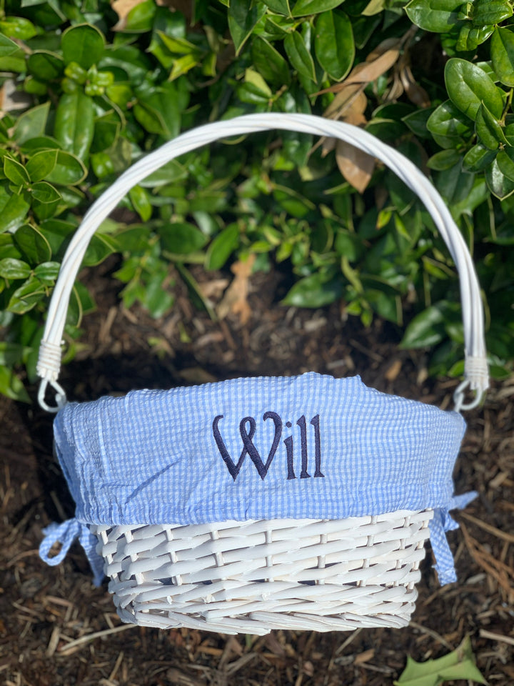 Easter Basket Liner Only with Monogram - Premium  from Burton and Burton - Just $19.95! Shop now at Pat's Monograms