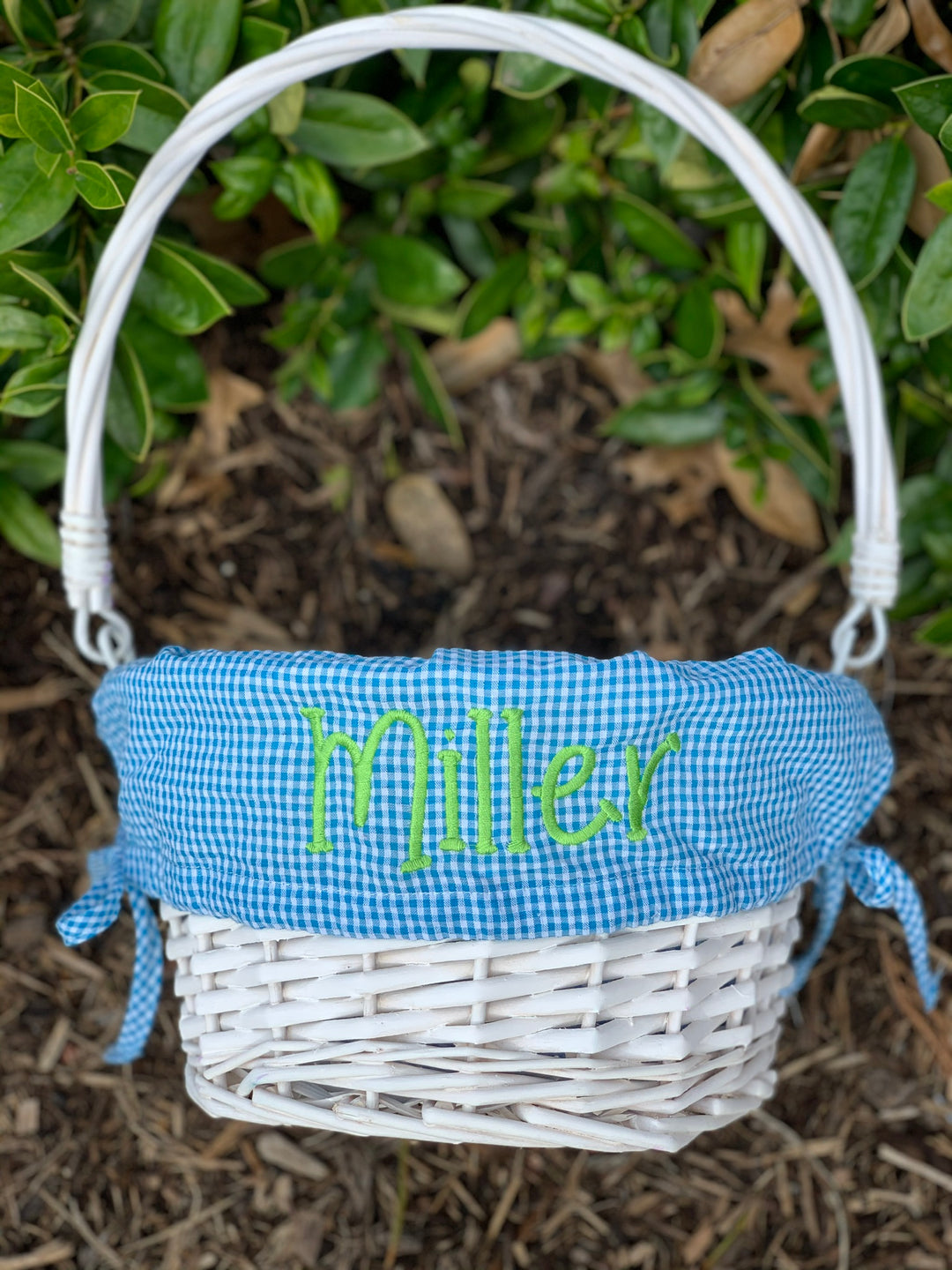 Easter Baskets with Monogrammed Liner - Premium Seasonal from Pat's Monograms - Just $39.95! Shop now at Pat's Monograms