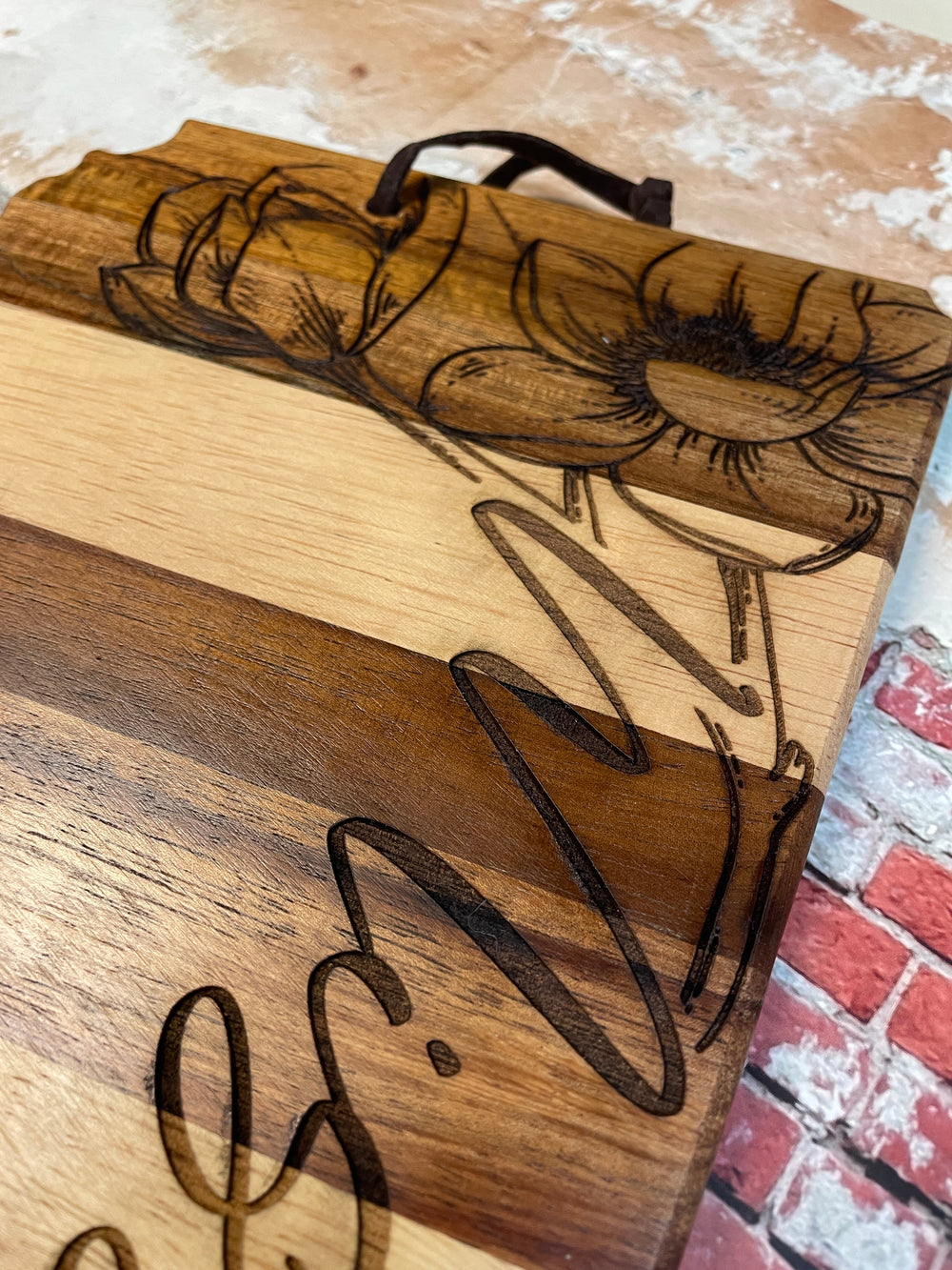 Mississippi Magnolia Serving Board - Rock & Branch® Shiplap Series - Premium Cutting Boards from Pat's Monograms - Just $39.95! Shop now at Pat's Monograms