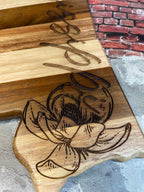 Mississippi Magnolia Serving Board - Rock & Branch® Shiplap Series - Premium Cutting Boards from Pat's Monograms - Just $39.95! Shop now at Pat's Monograms