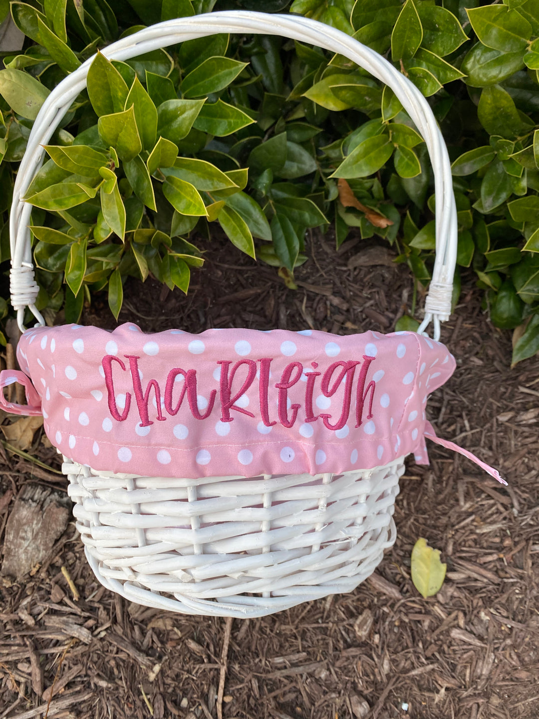 Easter Baskets with Monogrammed Liner - Premium Seasonal from Pat's Monograms - Just $39.95! Shop now at Pat's Monograms