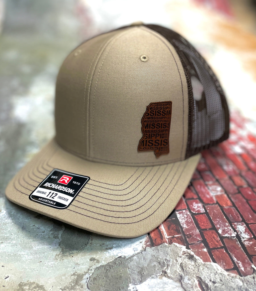 State Pride Richardson 112 Leather Patch Hat - Premium Caps from Richardson - Just $27.95! Shop now at Pat's Monograms