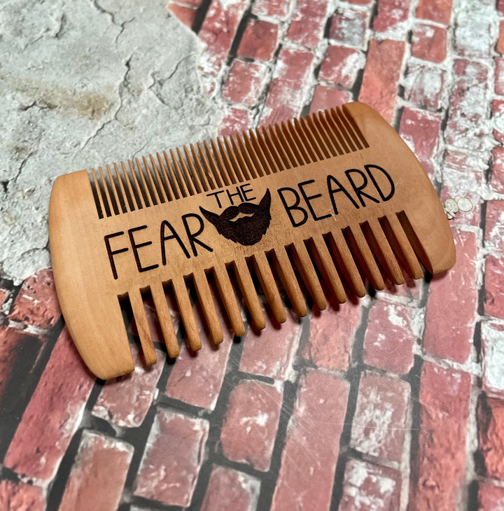 Wooden Beard Combs - Premium Combs & Brushes from Pat's Monograms - Just $11.95! Shop now at Pat's Monograms