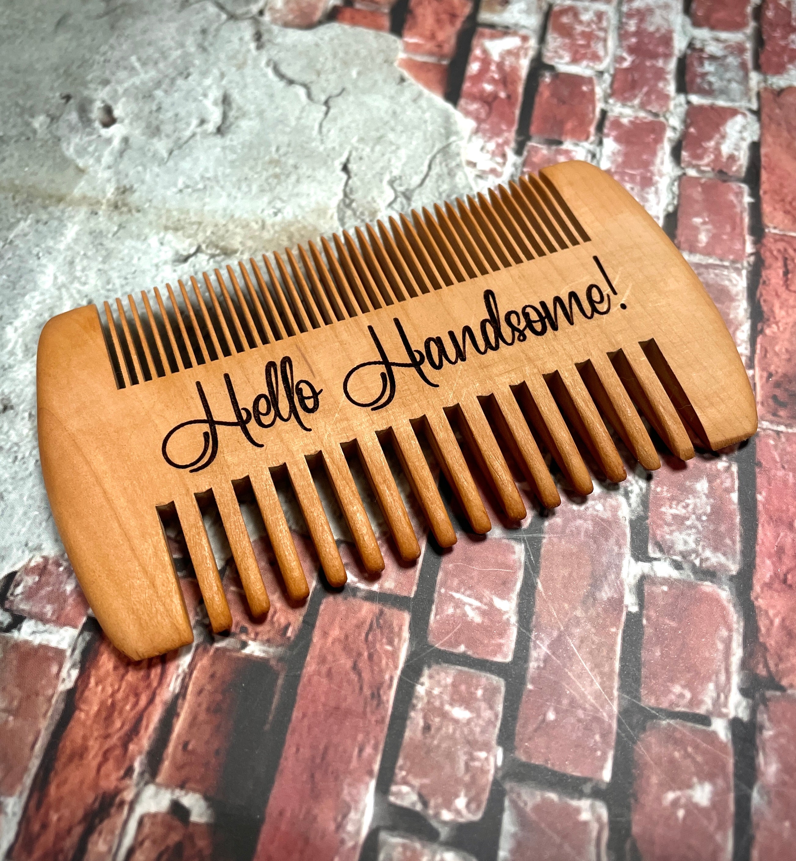 Wooden Beard Combs - Premium Combs & Brushes from Pat's Monograms - Just $11.95! Shop now at Pat's Monograms