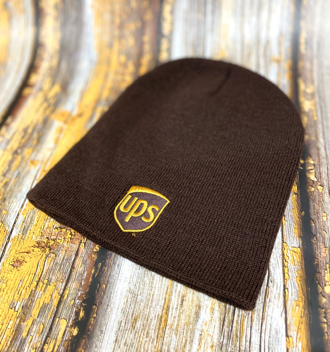 UPS - Beanie - Premium  from Pat's Monograms - Just $15! Shop now at Pat's Monograms