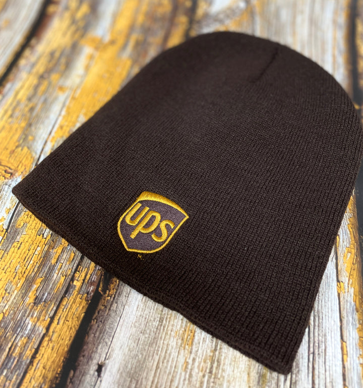 UPS - Beanie - Premium  from Pat's Monograms - Just $15! Shop now at Pat's Monograms