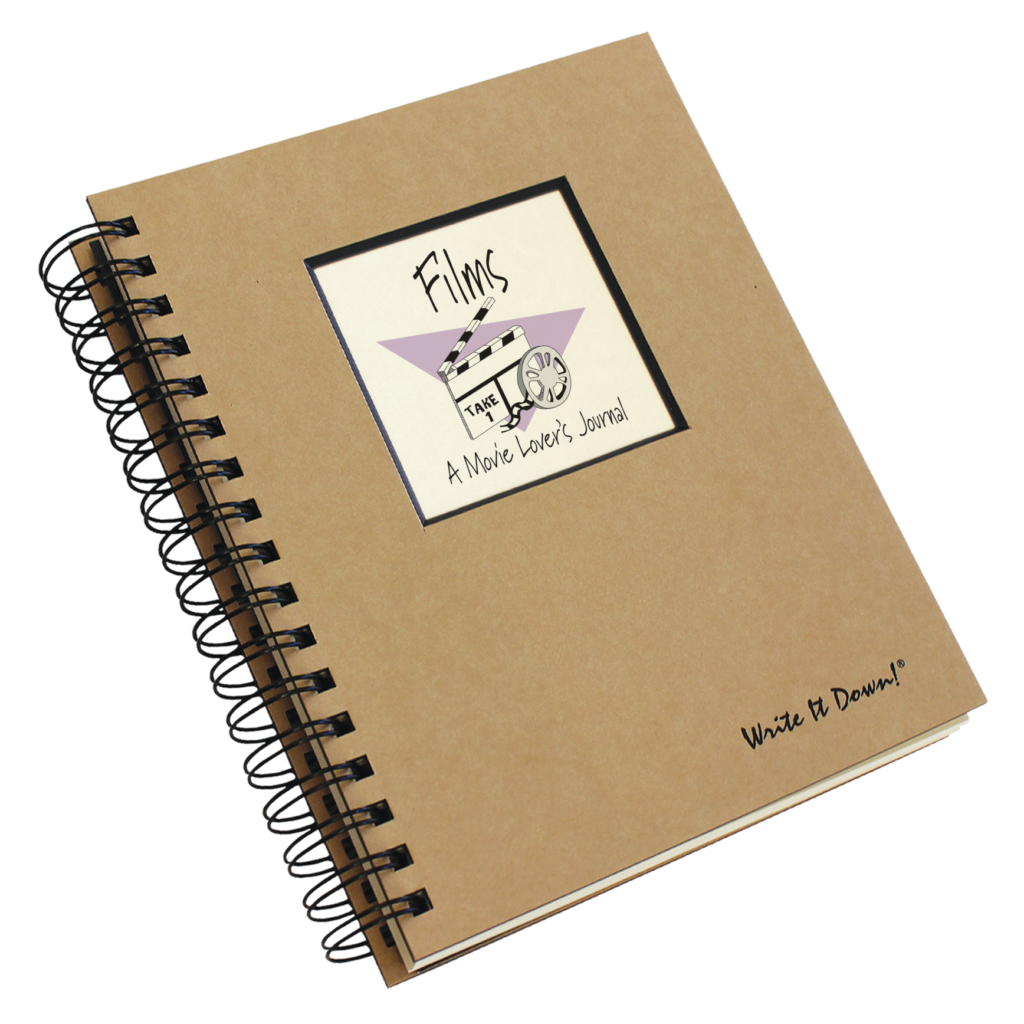 Films, A Movie Journal - Premium Gifts from Journals Unlimited - Just $20.00! Shop now at Pat's Monograms