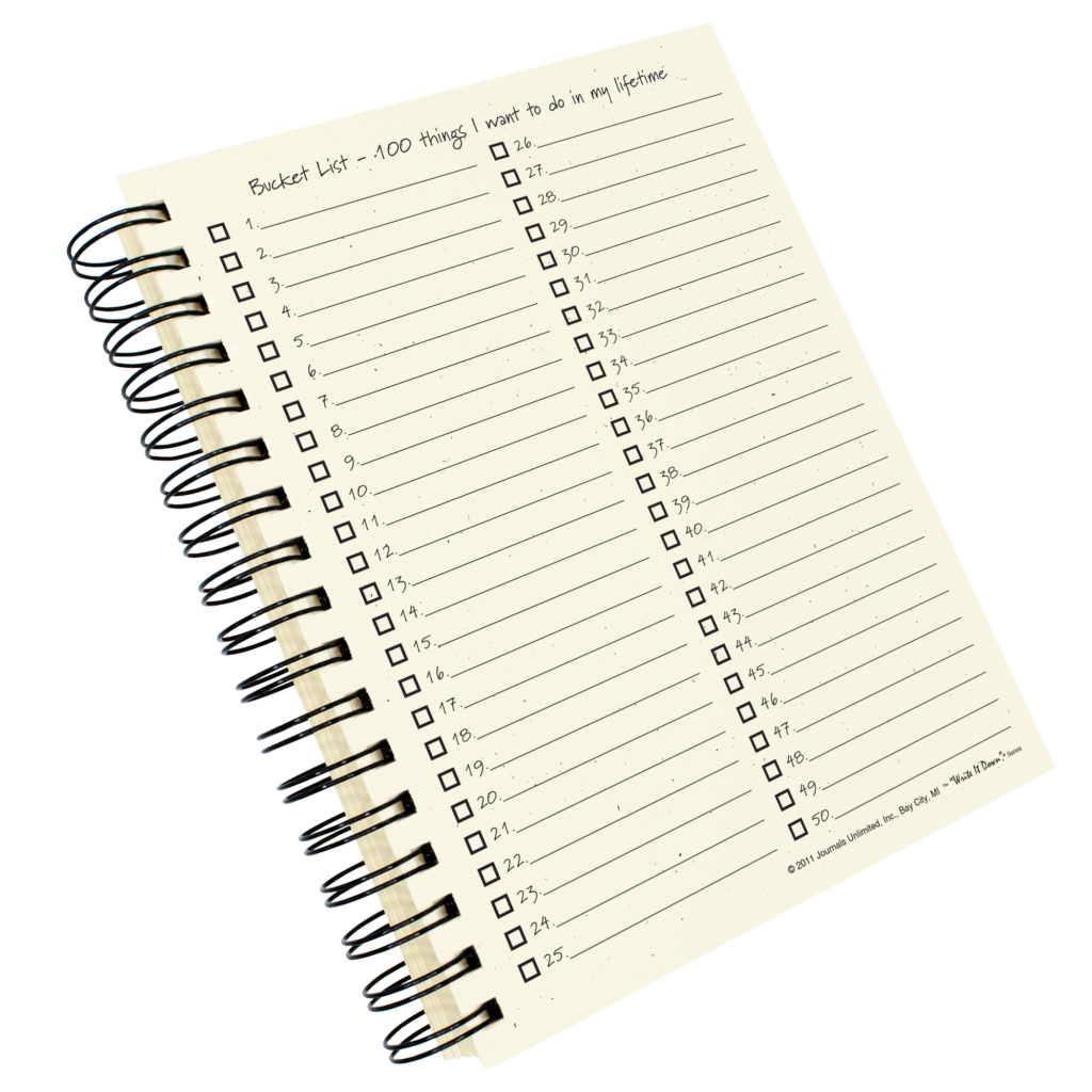 My Bucket List Journal - Premium Gifts from Journals Unlimited - Just $20.00! Shop now at Pat's Monograms