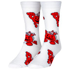 Kool Aid Man Crew Socks - Premium Socks from Crazy Socks - Just $8! Shop now at Pat's Monograms