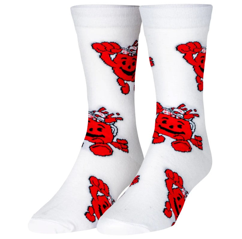 Kool Aid Man Crew Socks - Premium Socks from Crazy Socks - Just $8! Shop now at Pat's Monograms