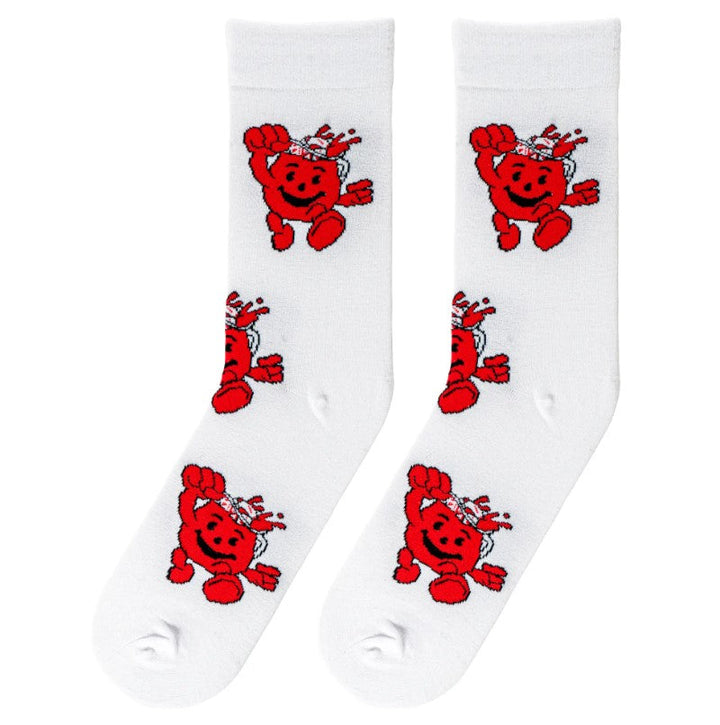 Kool Aid Man Crew Socks - Premium Socks from Crazy Socks - Just $7.0! Shop now at Pat's Monograms