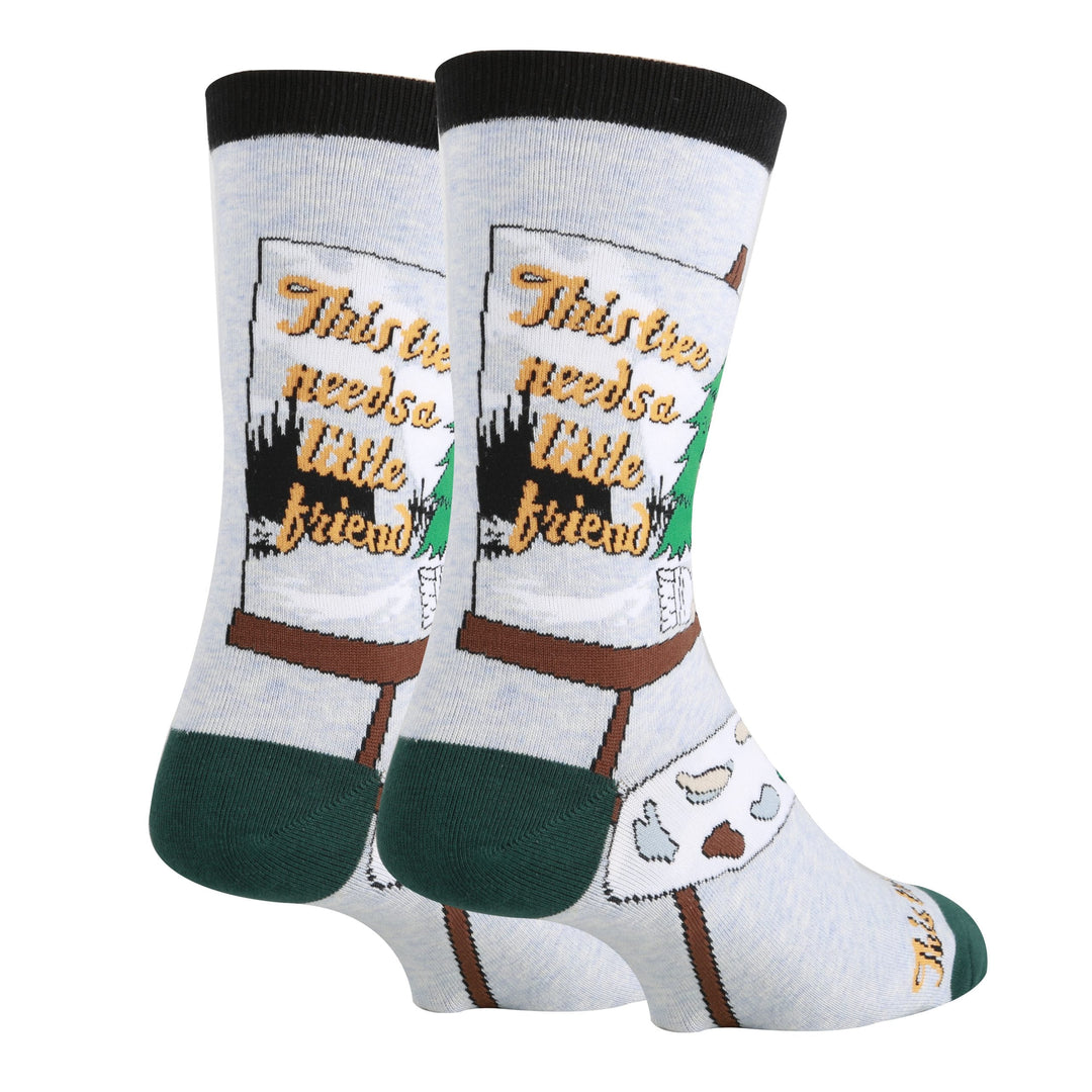 Hug a Trees - Bob Ross - Crew Socks - Premium Socks from Oooh Yeah Socks/Sock It Up/Oooh Geez Slippers - Just $9.95! Shop now at Pat's Monograms